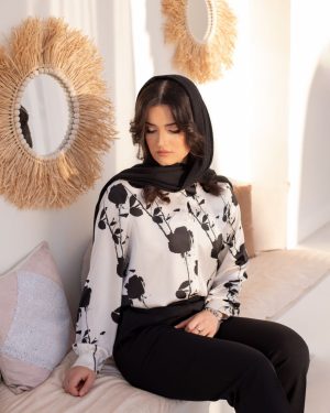 شومیز white rose