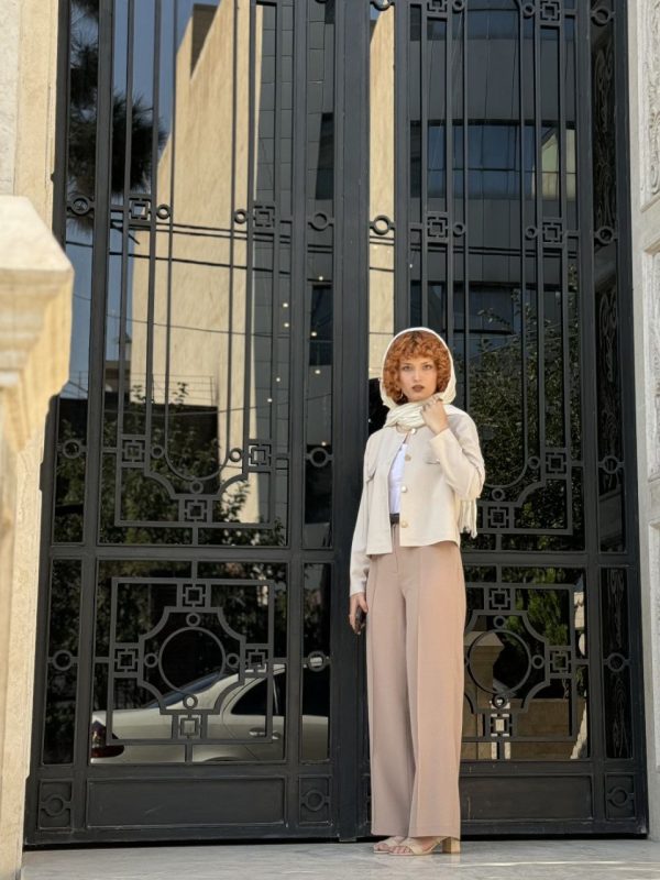 شلوار cream - Image 3