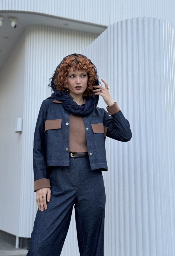 کت choco denim - Image 3